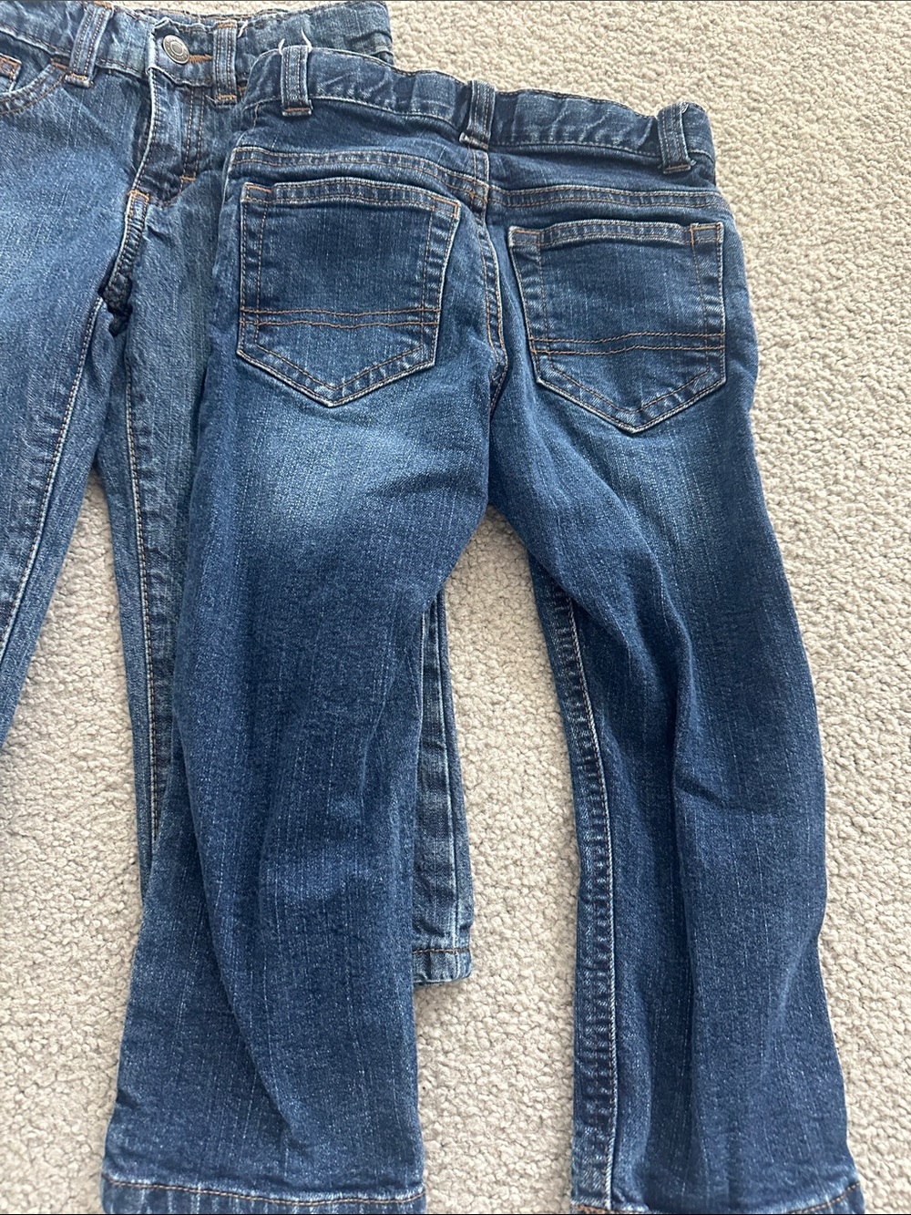 Cat & Jack Kids' Assorted Blue Denim Jeans Trio - Picture 4 of 7